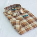 Lenin Club Classic -   Checks Big Brown Shirt