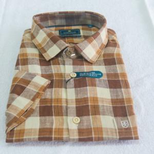 Lenin Club Classic -   Checks Big Brown Shirt