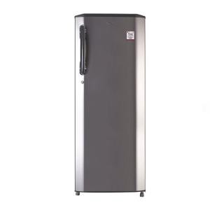 LG 261L, 3 Star, Smart Inverter Compressor, Smart Connect, Shiny Steel Finish, Direct Cool Single Door Refrigerator