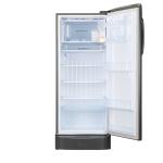 LG 224L Single Door Refrigerator with Base Stand Drawer, Smart Inverter Compressor, and Smart Connect in Shiny Steel, 5-Star